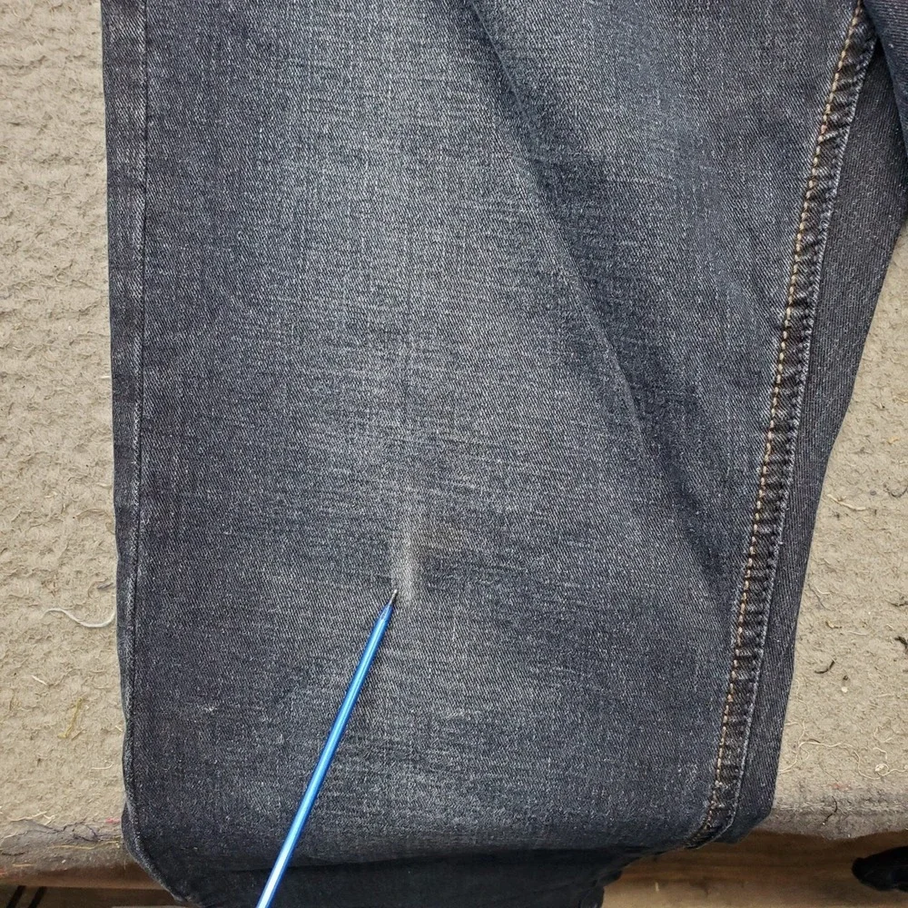 Urban Star Jeans Mens 34x30 Blue Premium Denim Stretch Flat Front Straight Leg
